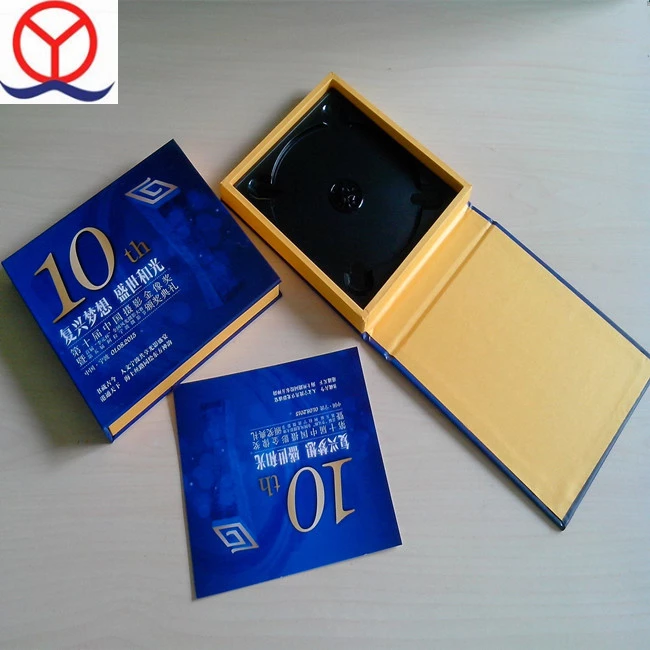 2017 China Custom Design Flip-Top Cardboard Paper Luxury Dvd Box Set Packaging