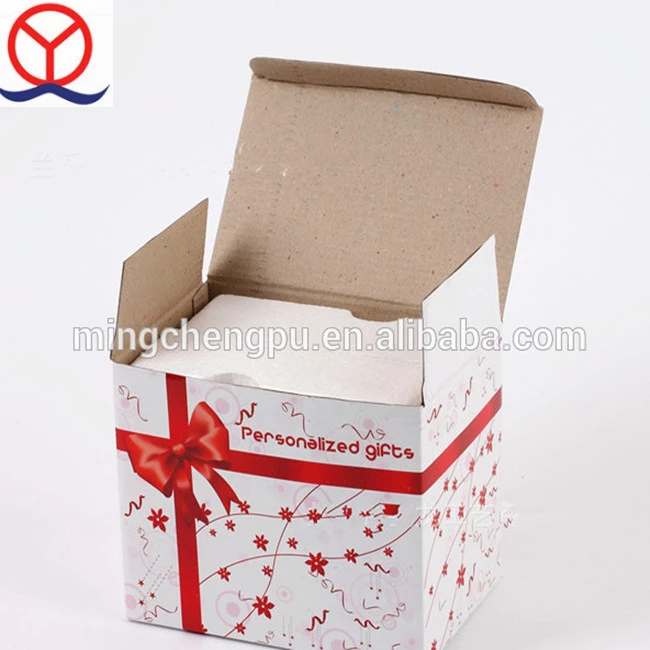 Custom Printed Corrugated Recycle Paper Carton Mailing Used Mug Shipping Box