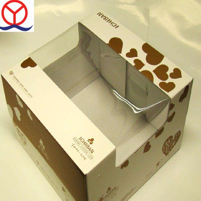 Die Cut Handle Custom Design Black Cake Box, Luxury Custom Printing Black Cupcake Box