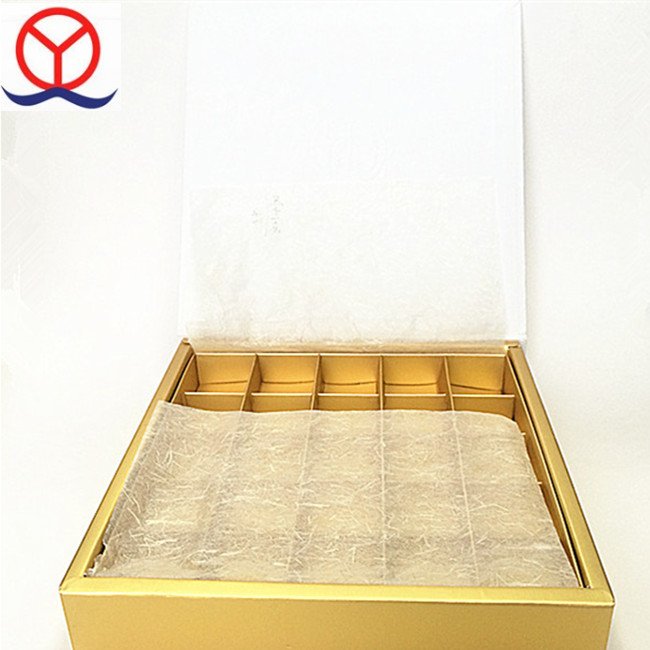 Golden Inner Packing Manufactures Paper Eid Divider Candy Box Wedding Favor Packaging Box