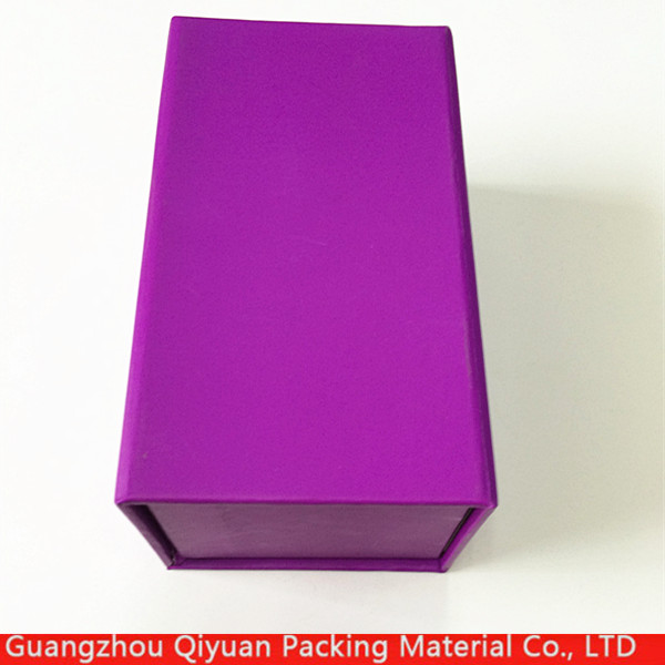 Purple Colorer Custom Luxury Design OEM Accepetable Book Shaped Gift Packaging Cardboard Box