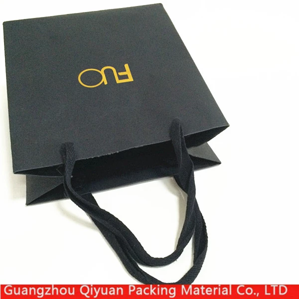 A5 Custom Design Handmade Luxury Orange Kids Gift Packaging Paper Bags