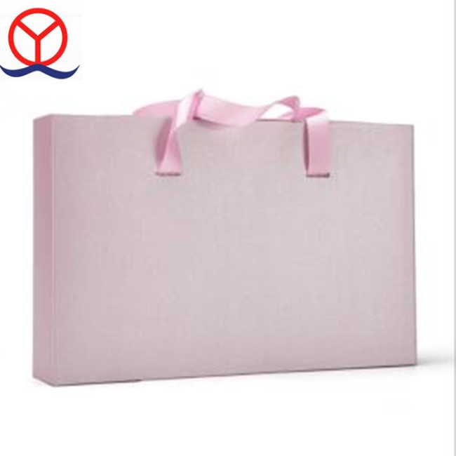 Stylish Packaging Custom Design Manufactures Big Pull Out Cardboard Paper Pink Gift Bag Box