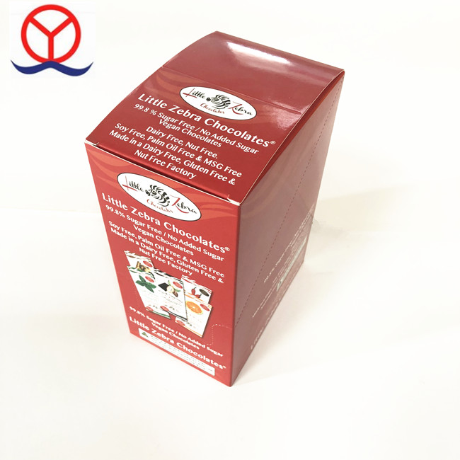 HIGH GLOSSY CUSTOM DESIGN PAPER PRINT RECYCLE GOOD USED lollipop packaging box
