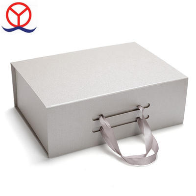 5*7 inch custom design grey colour simply suitcase style portable hardcover gift box