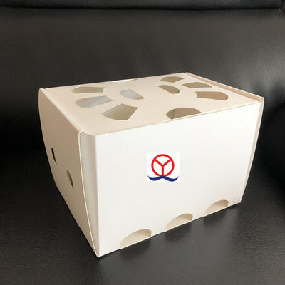 Plain White Custom Design Die Cut Window 300gsm coated paper food retails used baklava packaging boxes