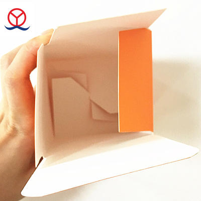 wholesale card board paper custom design luxury recycled foldable flat shipping reverse tuck end box