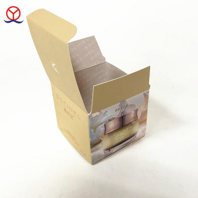 350g Reverse tuck end custom offest printing folding carton flat shipping paper High gloss white cardboard box