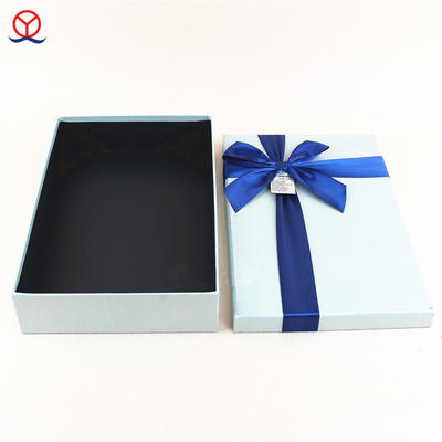 custom design ribbon decoration base and lid guangzhou manufacturer cardboard paper wholesale cmyk luxury set men ties gift box