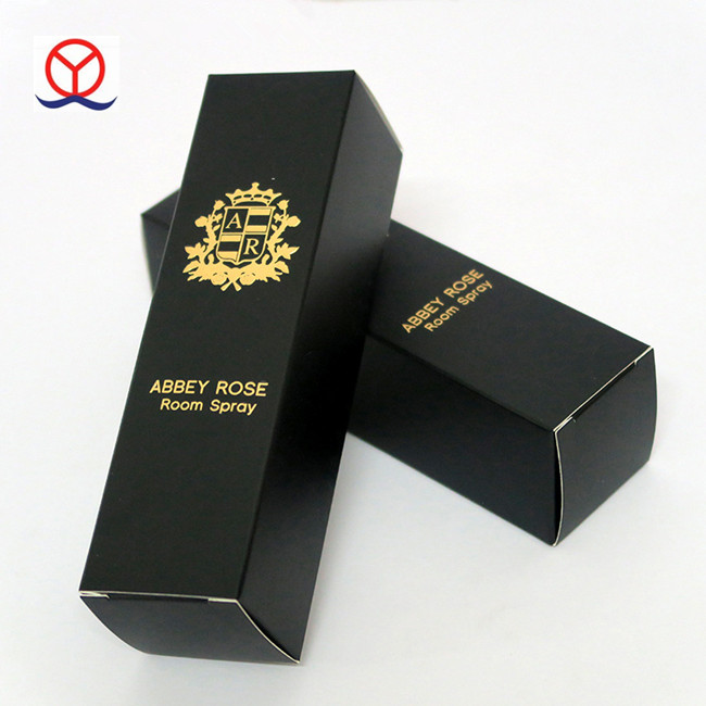 custom design cardboard foldable flat shipping guangzhou company wholesale 300gsm paper gold foil packaging box