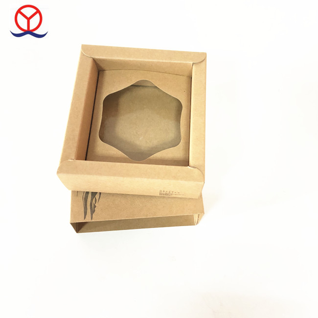 Drawer style custom design recycled material foldable cmyk printing wholesale die cutting brown kraft paper soap box