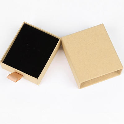 Kraft colored custom design handmade sliding out cardboard wholesale luxury diamond paper packaging box