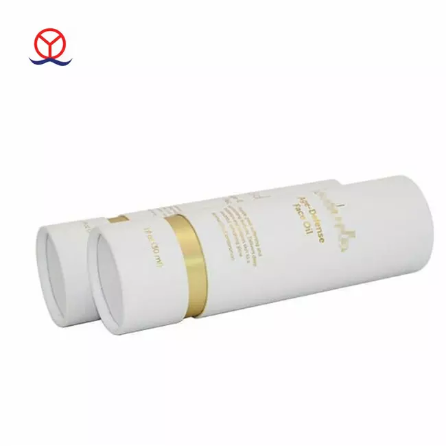 Cylindrical rigid high quality corrugated paper wholesale eco-friendly white round hat box