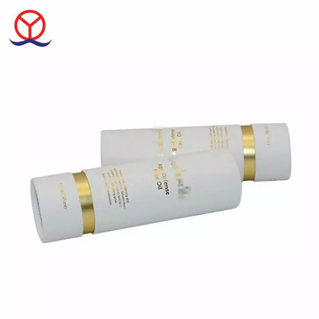 Cylindrical rigid high quality corrugated paper wholesale eco-friendly white round hat box