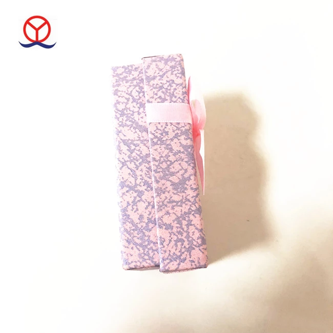 Custom design with ribbon cardboard handmade wholesale  small paper gift box